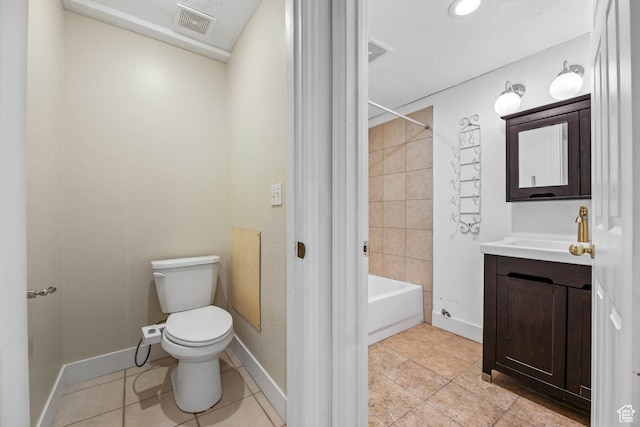 9448 S Lady Dove Ln, South Jordan, UT 84095 - full bath featuring vanity, shower / bathtub combination, and tile patterned floors