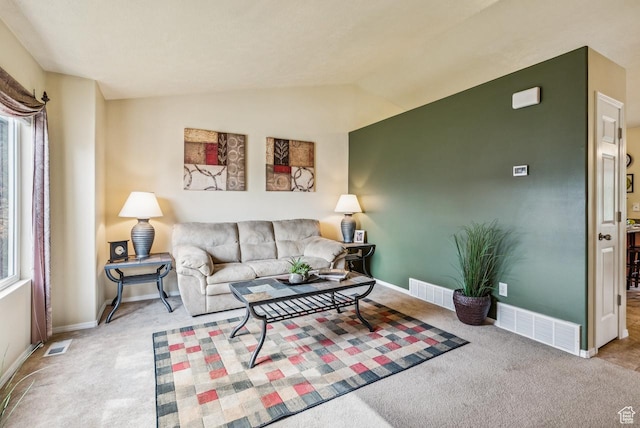 2188 N 2270 W, Lehi, UT 84043 - living room featuring carpet floors and lofted ceiling
