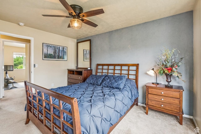 2188 N 2270 W, Lehi, UT 84043 - carpeted bedroom featuring baseboards and a ceiling fan