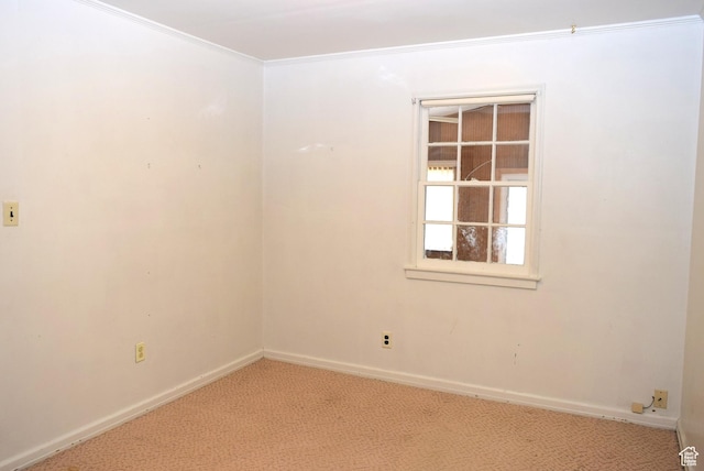519 Edgehill Pl, East Carbon, UT 84520 - carpeted empty room with baseboards and ornamental molding