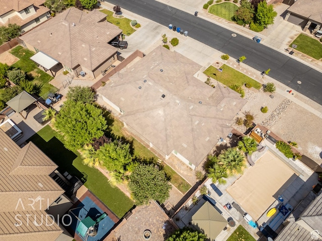 2866 E Carmine Dr, St George, UT 84790 - aerial view of residential area