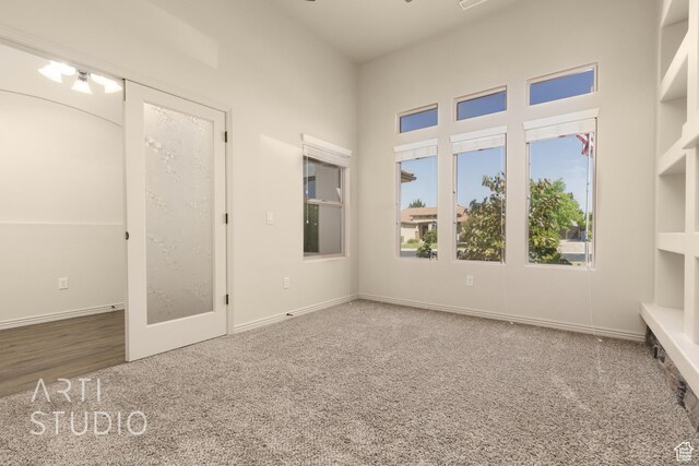2866 E Carmine Dr, St George, UT 84790 - unfurnished bedroom with carpet flooring and baseboards