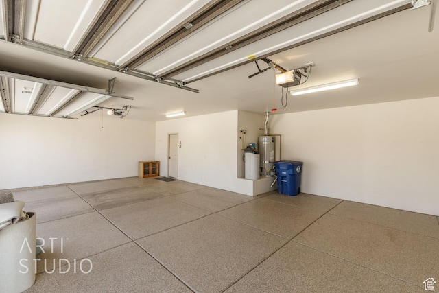 2866 E Carmine Dr, St George, UT 84790 - garage with water heater and a garage door opener