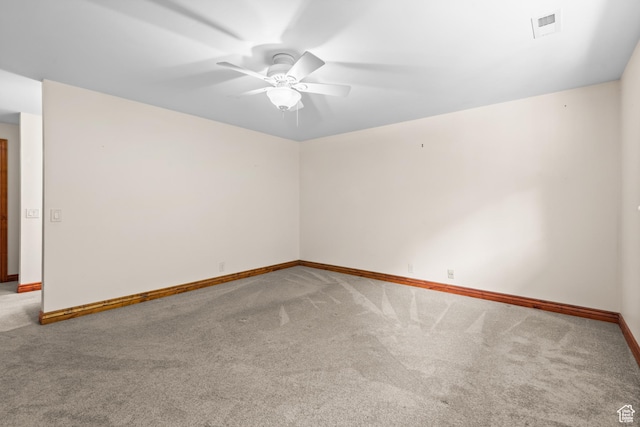 3020 Cherokee Ln, Provo, UT 84604 - carpeted spare room featuring ceiling fan and baseboards
