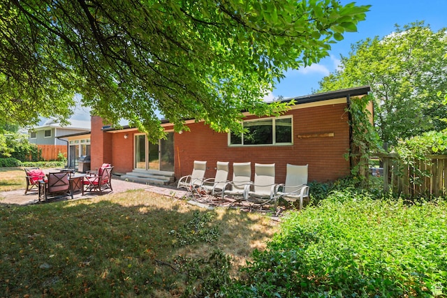 3020 Cherokee Ln, Provo, UT 84604 - rear view of property featuring a patio and entry steps