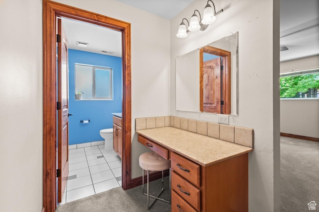 3020 Cherokee Ln, Provo, UT 84604 - bathroom with vanity and tile patterned flooring