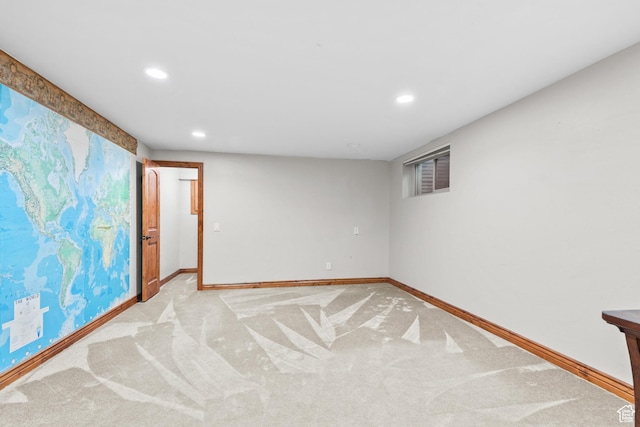 3020 Cherokee Ln, Provo, UT 84604 - finished basement featuring recessed lighting and light carpet