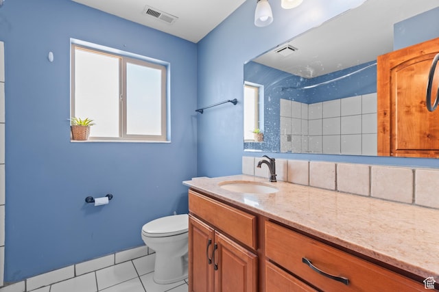 3020 Cherokee Ln, Provo, UT 84604 - bathroom featuring a shower, vanity, and tile patterned floors
