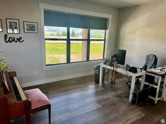 2346 Lake Cir, Preston, ID 83263 - office space with dark wood-type flooring