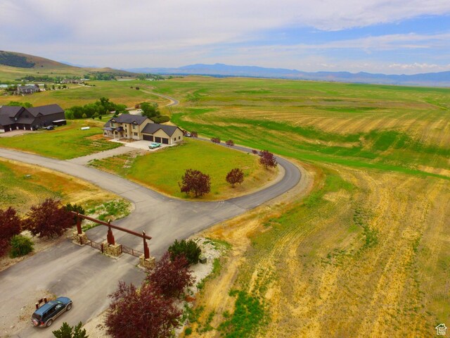 2346 Lake Cir, Preston, ID 83263 - aerial view of sparsely populated area featuring a mountainous background