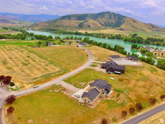 2346 Lake Cir, Preston, ID 83263 - bird's eye view of a water and mountain view