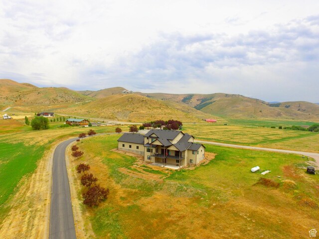 2346 Lake Cir, Preston, ID 83263 - aerial view of sparsely populated area featuring a mountainous background