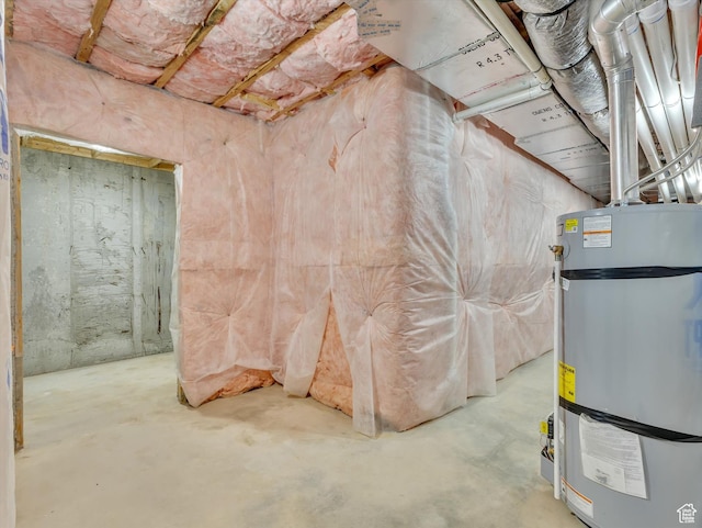1395 N 330 E Unit 3, Orem, UT 84057 - unfinished below grade area with strapped water heater