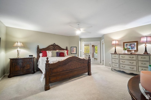 10025 Silver Streak Dr, South Jordan, UT 84095 - carpeted bedroom with baseboards and a ceiling fan