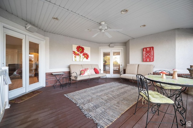 10025 Silver Streak Dr, South Jordan, UT 84095 - sunroom / solarium featuring french doors
