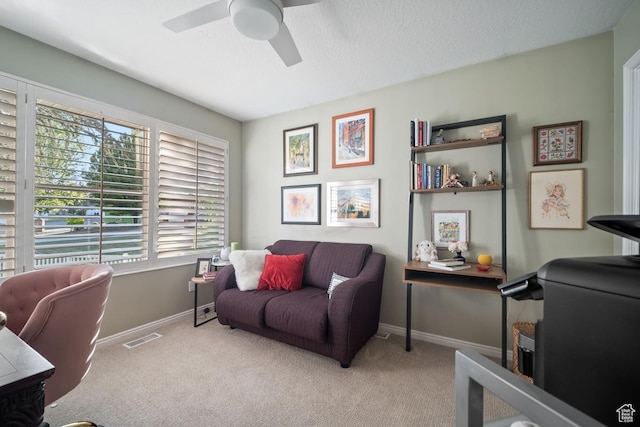 10025 Silver Streak Dr, South Jordan, UT 84095 - office space featuring a ceiling fan and carpet floors