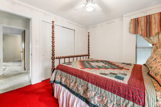 8614 S Buena Vista Dr E, Sandy, UT 84094 - carpeted bedroom featuring ceiling fan