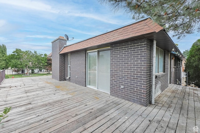 8614 S Buena Vista Dr E, Sandy, UT 84094 - view of wooden deck