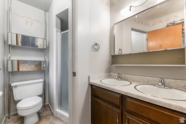 8614 S Buena Vista Dr E, Sandy, UT 84094 - full bathroom with a shower stall and double vanity
