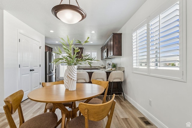 644 E 780 S, Heber City, UT 84032 - dining space with light wood-type flooring and recessed lighting