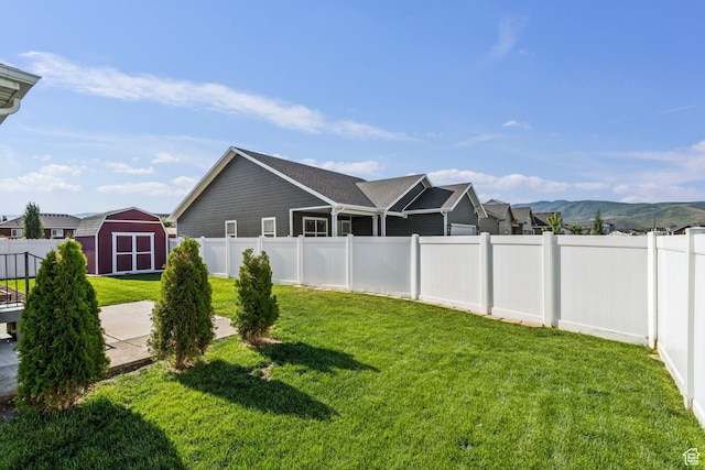 644 E 780 S, Heber City, UT 84032 - fenced backyard featuring a storage shed