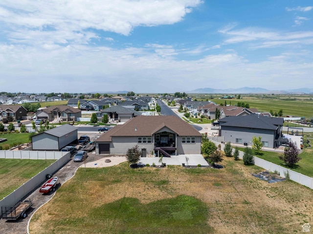 3552 S 5250 W Unit 13, Hooper, UT 84315 - aerial view of residential area featuring mountains