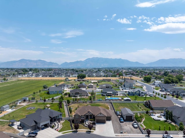 3552 S 5250 W Unit 13, Hooper, UT 84315 - aerial perspective of suburban area with mountains