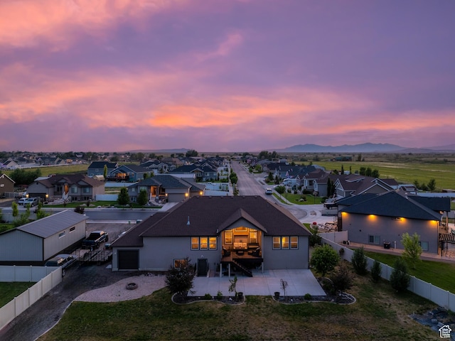 3552 S 5250 W Unit 13, Hooper, UT 84315 - aerial perspective of suburban area with a mountainous background