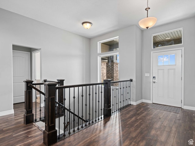 3552 S 5250 W Unit 13, Hooper, UT 84315 - foyer with dark wood-type flooring and baseboards