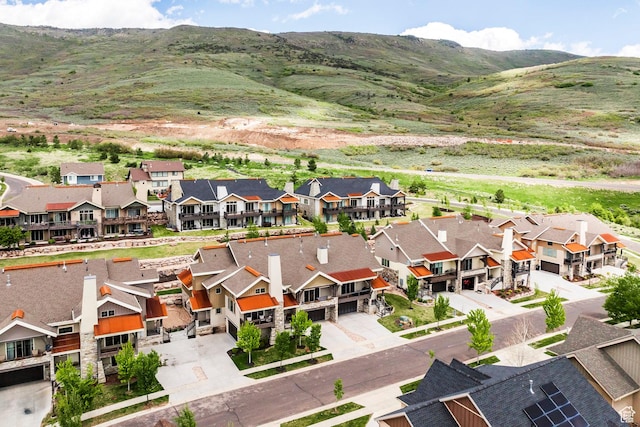 538 W Heritage Way, Heber City, UT 84032 - aerial view of residential area featuring a mountain backdrop