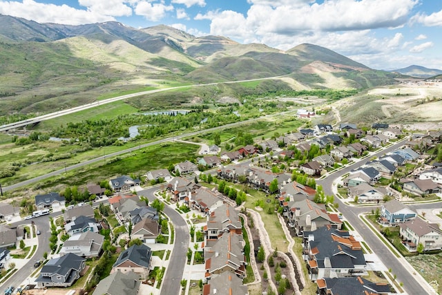538 W Heritage Way, Heber City, UT 84032 - aerial view of property and surrounding area with nearby suburban area and a mountain backdrop
