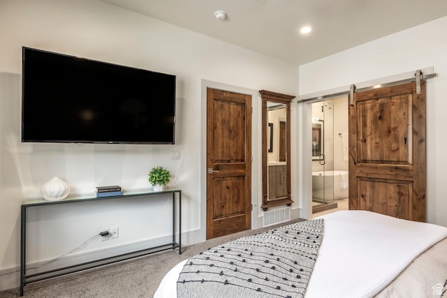 538 W Heritage Way, Heber City, UT 84032 - bedroom featuring carpet, ensuite bath, and recessed lighting