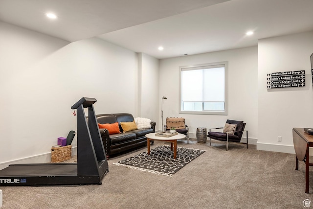 538 W Heritage Way, Heber City, UT 84032 - carpeted living area with recessed lighting