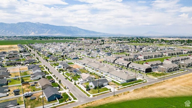 496 S 1600 E, Hyrum, UT 84319 - aerial perspective of suburban area with a mountainous background