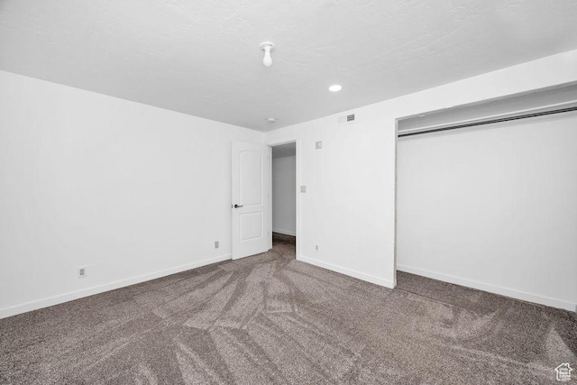 496 S 1600 E, Hyrum, UT 84319 - unfurnished bedroom with carpet, recessed lighting, and a closet