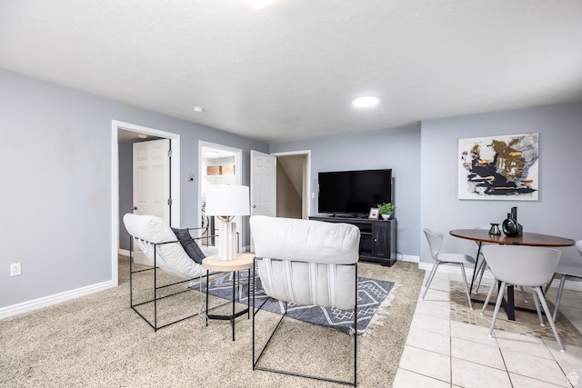 9768 N 5520 W, Highland, UT 84003 - living room featuring recessed lighting and light carpet