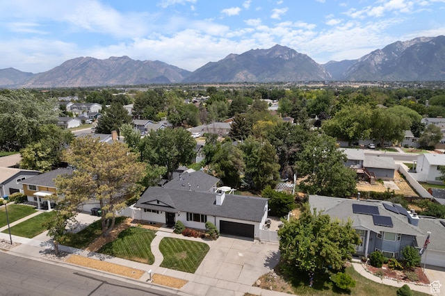 9499 S 220 E, Sandy, UT 84070 - aerial view of residential area with mountains