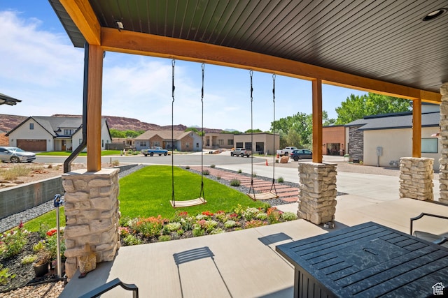 3317 S Watchman Trl, Moab, UT 84532 - view of patio featuring a residential view