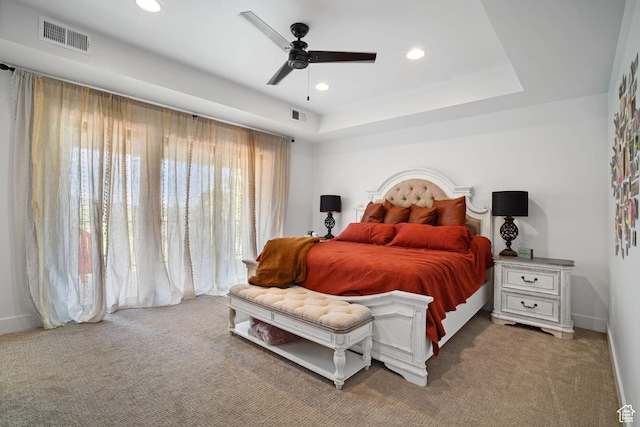 3317 S Watchman Trl, Moab, UT 84532 - carpeted bedroom with recessed lighting and a ceiling fan