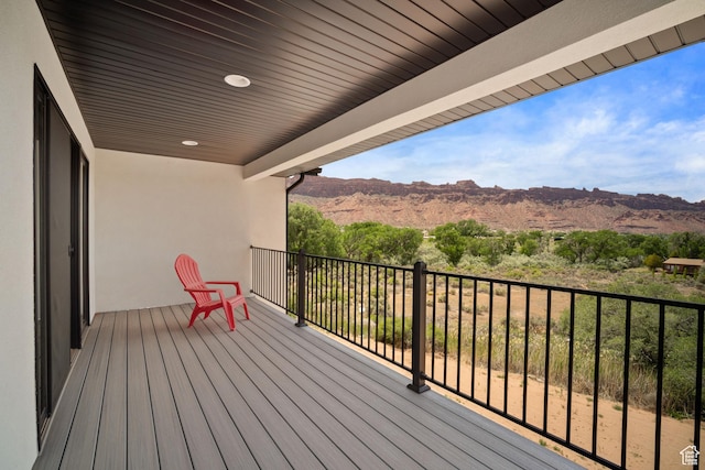 3317 S Watchman Trl, Moab, UT 84532 - deck with a mountain view