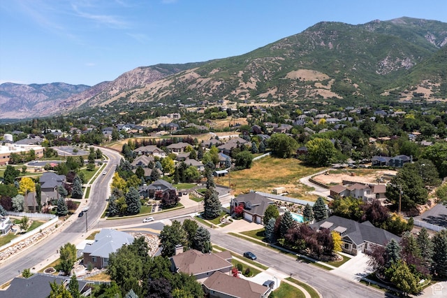 5040 S 1450 E, Ogden, UT 84403 - aerial perspective of suburban area featuring a mountainous background