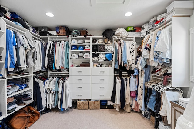 5040 S 1450 E, Ogden, UT 84403 - spacious closet featuring attic access and carpet