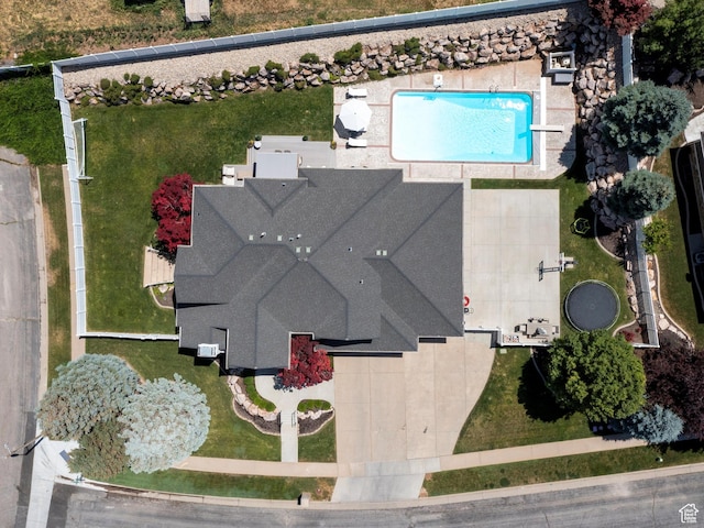 5040 S 1450 E, Ogden, UT 84403 - drone / aerial view of a pool area