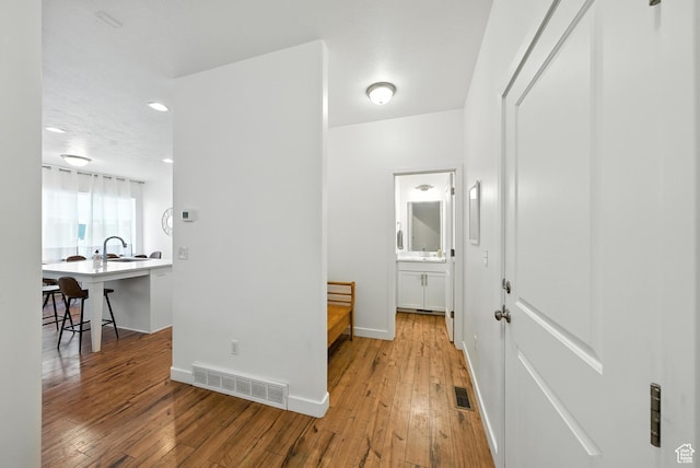 15104 S Halter Way, Bluffdale, UT 84065 - hall featuring light wood finished floors and recessed lighting