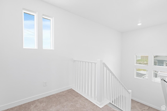 4397 W Bromwell Ct, Lehi, UT 84043 - stairs featuring carpet flooring and recessed lighting