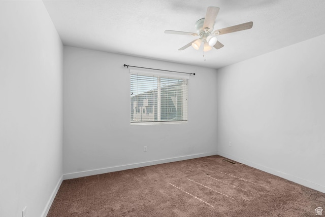 15218 S Tack Way, Bluffdale, UT 84065 - carpeted empty room featuring ceiling fan and baseboards