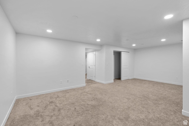 15218 S Tack Way, Bluffdale, UT 84065 - finished basement with recessed lighting and carpet