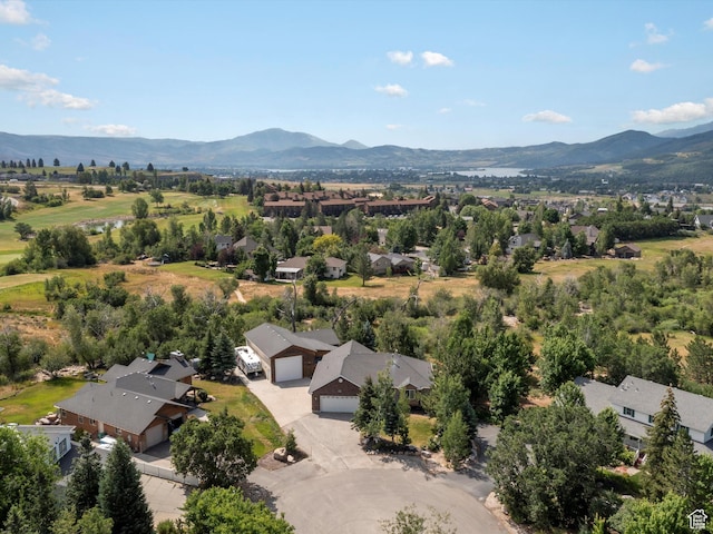 4829 E Patio Springs Cir N, Eden, UT 84310 - aerial view of residential area featuring mountains