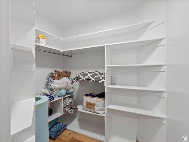 4829 E Patio Springs Cir N, Eden, UT 84310 - spacious closet featuring wood finished floors