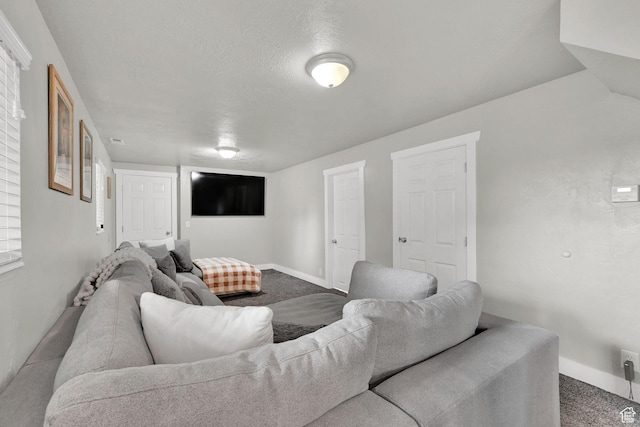 6337 S Coybrook Dr, Taylorsville, UT 84129 - living room with carpet and a textured ceiling